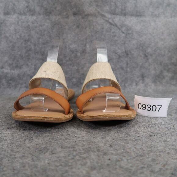 Old Navy Shoes Womens 7.5 Sandal Casual Slide Double Strap Totally Natural Flats - Picture 3 of 13